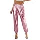 thumbnail image 3 of Pantalones de Cintura Alta de Pierna Ancha para Mujeres Pantalones de Cintura Alta Elegantes con Cierre de Cremallera, Pantalones Suaves de Poliéster para Verano Diario, 3 of 5