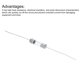thumbnail image 4 of 10 Piezas de Fusibles de Tubo de Vidrio, Axial con Cable 5x20mm 5A 250V Reemplazando o Reparando Muchos Electrónicos para el Hogar (F5A), 4 of 4