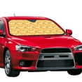 thumbnail image 2 of Kdxio Flowe Chicken Print Front Windshield Sun Shade,Folding Auto Sunshade for Car Truck SUV-, 2 of 7