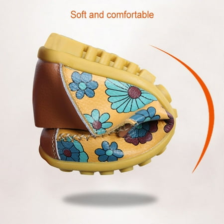 

Women s Sandals Floral Printed Casual Slip on Slides Slippers Shoes Super Soft PU Footbed Anti-Slip Sole for Girls Black 39