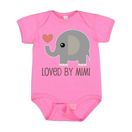 

Inktastic Loved by My Mimi Grandchild Gift Baby Boy or Baby Girl Bodysuit