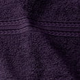 thumbnail image 4 of Superior Eco-Friendly Cotton Solid 12-Piece, Eggplant, Towel Set, 4 of 5