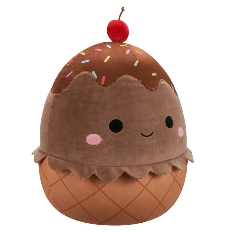 Squishmallows Fuzzamallows 12-inch Maya The Mint Ice Cream Sundae Plush Toy