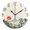 Black, variant on Round Art Wall Clock Vintage Oil Painting Texture Decorative Clock Gold Pointer, Multi-Purpose Desktop & Hanging Creative Decor Clock for Home Living Room Ink and Wash Mountain