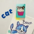 thumbnail image 2 of Cute Mouse Bear Ice Cream Cupcake with Sprinkles Rectangle Acrylic Fridge Refrigerator Magnet, 2 of 4