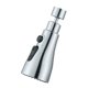 thumbnail image 1 of Inteprter Reemplazo universal del aireador del grifo a prueba de salpicaduras para la lavandería del inodoro de la cocina negro Juegos de accesorios de baño plata, 1 of 1