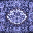 thumbnail image 1 of Ahgly Company Machine Washable Indoor Square Persian Blue Traditional Area Rugs, 3' Square, 1 of 4