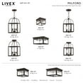 thumbnail image 4 of Livex Lighting Milford Ceiling Mount in Bronze, 4 of 10