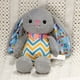 thumbnail image 1 of Peluche de conejo rayado de Pascua, juguete para niña durmiendo en la cama, almohada de tela, muñeco, regalo navideño, huevos de Pascua, almohada, respaldo de sofá, muñeco de peluche de algodón, 1 of 6