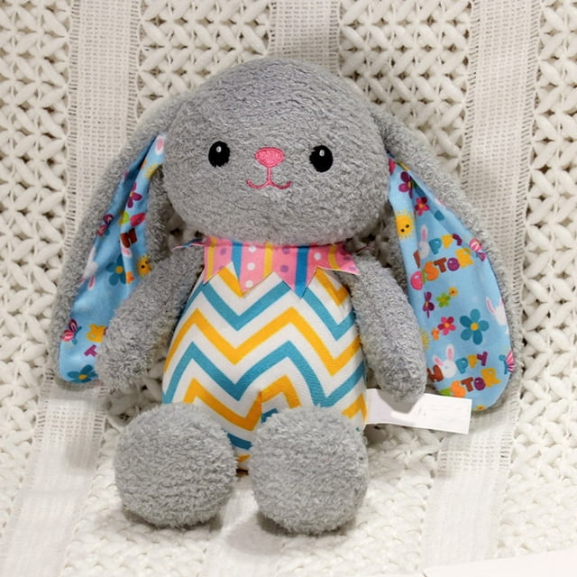 QIPOPIQ Stuffed Animal Bunny Rabbit - Adorable Plush Companion for Cuddles & Playtime. Soft & Huggable with Lifelike Features. Ideal Gift for Kids & Rabbit Lovers