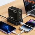 thumbnail image 3 of Binmer 120W 5-Port Fast Charging Wall Charger,5V 2.4A Power Adapter, 3 of 7