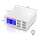 thumbnail image 1 of Estación De Carga Inteligente Usb De 6 Puertos, Carga Rápida, Cargador Multi Usb, Puerto Tipo C Con Pantalla Lcd Para Iphone, Xiaomi, Huawei, Tableta Scienceny EL010273-00, 1 of 6