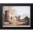 thumbnail image 2 of Daniells,Thomas and Wm 18x15 Black Modern Framed Museum Art Print Titled - Gate of a Mosque at Phillibeat, 2 of 5