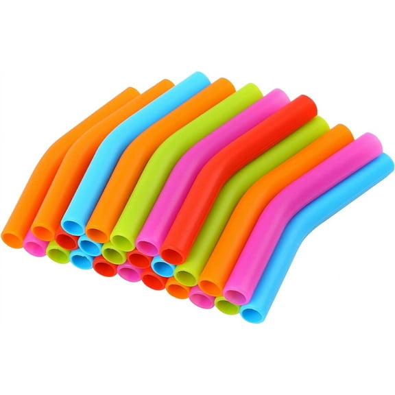 25 Pcs Silicone Straw Tips Food Grade Silicone Straw Elbows Tip Rubber Metal Straws Tips Covers Soft Drinking Silicone Straw Tips Only Fit for 1/3 Inch Wide(8mm out Diameter) Stainless Steel Straw