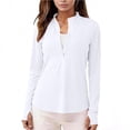 thumbnail image 5 of Women's Lightweight Athletic Full Zip Sun Jacket Long Sleeve Summer Hiking Outdoor, 5 of 9