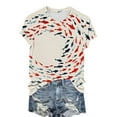 thumbnail image 5 of Pohista Womens Tops 2025 Tshirts Shirts for Women Graphic Womens Summer Blouses and Tops Womens Summer Tops Short Sleeve Casual get it fast, 5 of 5