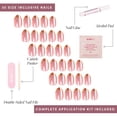 thumbnail image 4 of Set de 30 uñas Glamnetic Caramel Apple Short Ovaladas de Press On Nails, 4 of 6