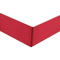 Sheets & Beyond Solid Microfiber Bed Skirt, Twin, Red