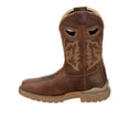 thumbnail image 3 of Justin Boot Company Men`s Justin Warhawk 11In H20 Brown Nano Square Toe Work Boot Brown 9 D, 3 of 5