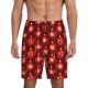 thumbnail image 1 of Balery Christmas Red Balls Pantalones cortos de pijama de punto de algodón para hombre con cinturilla y bolsillos-Small, 1 of 6