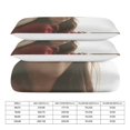 thumbnail image 2 of Jisoo Housse de Couette Texture Surface Lisse pour Usage Quotidien et Familial, 2 of 5