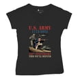 thumbnail image 5 of US Army 250 Anniversary Women's V-Neck T-shirt Military Veteran DD 214 Patriotic, 5 of 7