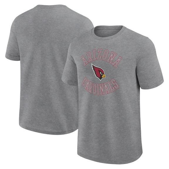 Men's Logo Athletic Heather Gray Arizona Cardinals Success T-Shirt