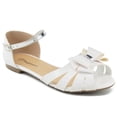 thumbnail image 4 of Sandalia Tropicana Niña Charol Blanco Casual Antiderrapante blanco 18.5, 4 of 5