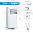 thumbnail image 3 of Giantex Portable Air Conditioner, 8000 BTU Powerful AC Unit, 3-in-1 Air Cooler & Dehumidifier & Fan w/ 24H Timer, Child Lock, 3 of 9