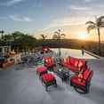 thumbnail image 3 of RST Brands Barcelo Wicker 16 Piece Patio Conversation Set, 3 of 3