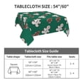 thumbnail image 7 of Wukai Gingerbread Snowman Cookies Waterproof Tablecloth for Kitchen Dining, Fits Square Tables for 2-4 Seats -60"x60", 7 of 7