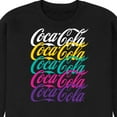 thumbnail image 3 of Coca-Cola - 90's Retro Logo Stacked - Men's Crew Neck Fleece Pullover, 3 of 5