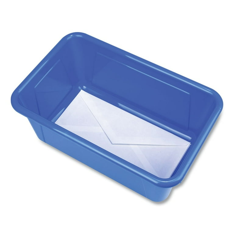 Cubby Bin with Lid, 1 Section, 2 gal, 8.2 x 12.5 x 11.5, Assorted Colors, 5/Pack Cubby Bin with Lid, 1 Section, 2 gal, 8.2 x 12.5 x 11.5, Assorted Colors, 5/Pack