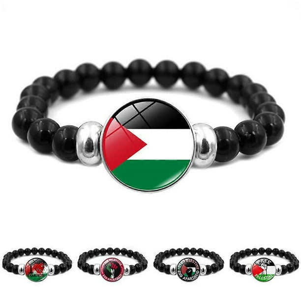 Palestinian Flag Braided Bracelet Palestine Four Style Flag Wristband Gift