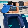 thumbnail image 4 of Open Box Ostrich Ladies Comfort Lounger, Beach Pool Tanning Chair, Stripe, 4 of 9