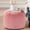 Pink, variant on Round Ottoman Foot Rest for Couch 20"x15" Foot Stool Ottoman Pouf with Foam Chunk Filling Small Ottomans Foot Stools Poufs for Living Room Poof Hassocks and Ottomans Soft Foot Rest for Chair