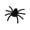 B001- Black, variant on Outdoor Halloween Decorations, Spooky Halloween Decor, Haunted House Decorations, Halloween Window Decorations, 2.5X2.5 Inch Purple Flocked Faux Prank Prop for Porch, Yard, Lawn