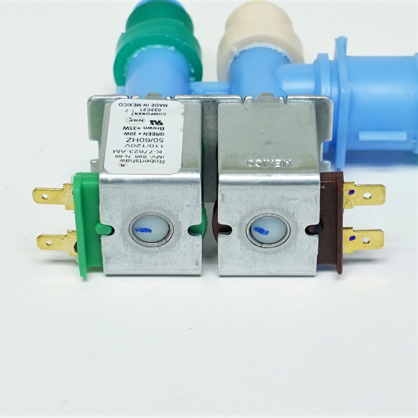 Robertshaw K-77623 Refrigerator Water Solenoid Valve for Whirlpool W10312696