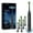Black, variant on OasiSmile Sonic Electric Toothbrush for Adults and Teens, Travel Rechargeable 42000 VPM Power Tooth Brush with 5 Modes, 90 Days Battery Life, 6 Brush Heads, Black
