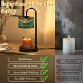 thumbnail image 6 of Candle Warmer Lamp with Timer, Butterfly Mist Iridescent Glow Poster Non-slip Wireless Remote Control Wax Melts Warmer with 4 Bulbs for Home Office Dorm, Birthday Gifts for Women, 6 of 7