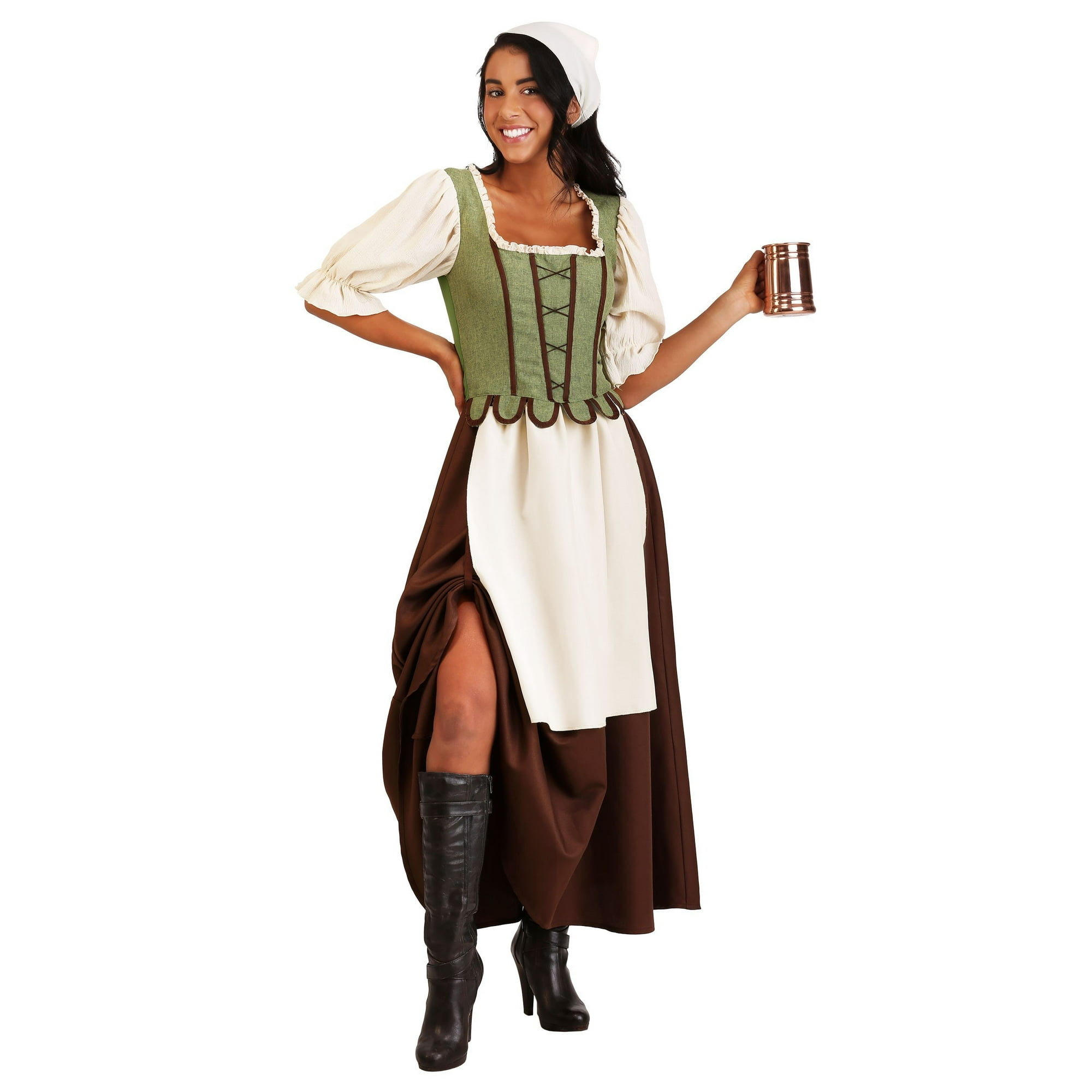 Medieval Pub Wench Costume Women s Walmart