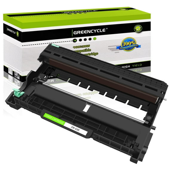 GREENCYCLE 1 Pack Compatible for Brother DR630 DR-630 Drum Unit Replacement with HL-L2300D DCP-L2520DW HL-L2360DW HL-L2380DW MFC-L2700DW Laser Printer