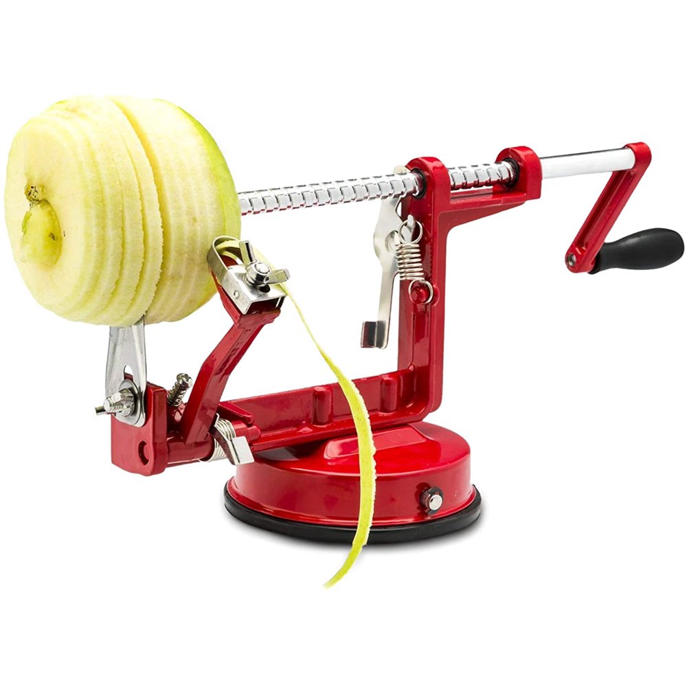 Cast Magnesium Apple/Potato Peeler Corer by Spiralizer, Durable Heavy