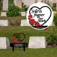 thumbnail image 4 of Outdoor Yard Decorations Metal Garden Decor Dad Memorial Grave Marker, Cemetery Flowers for Grave, 4 of 7