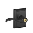 thumbnail image 3 of SCHLAGE F51A Accent with Addison Rose Keyed Entry Lock C Keyway with 16211 Latch 10063 Strike Satin Nickel Finish, 3 of 6