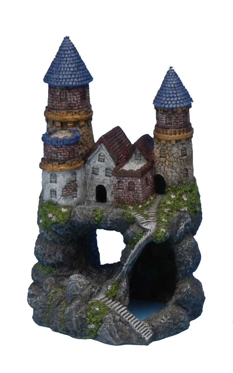 Penn-Plax Medium Enchanted Castle- Resin, Aquarium Decorations