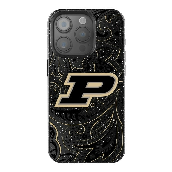 Keyscaper Purdue Boilermakers Paisley Bling iPhone Case