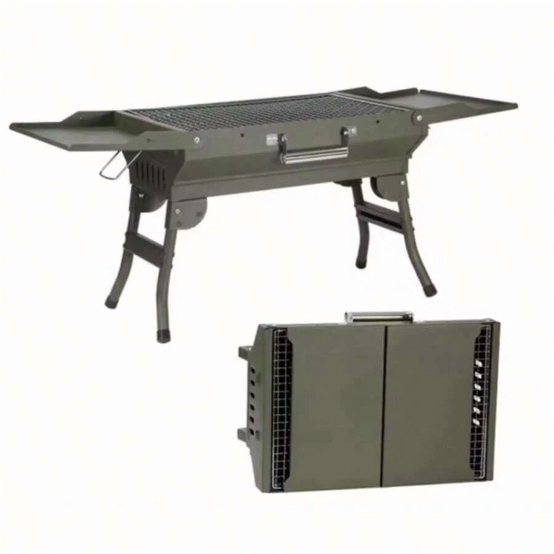 BBQ Barbecue Grill Folding Portable BBQ Barbecue Grill Charcoal Stove Tabletop Charcoal Grill For Outdoor Picnic Cooking Camping Garden BBQ Beach Party