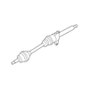 Genuine OE Mini Axle Assembly - 31-60-8-605-468