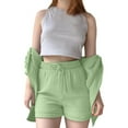 thumbnail image 4 of TAIAOJING Girls Outfits Sets Casual Summer Fall Outfits Sets Shirt Shorts Outfits Sets For Kids Toddler Girls Comfortable Solid Color Loose Fit Daily Wear School Playground Holiday 7-8Y, 4 of 9